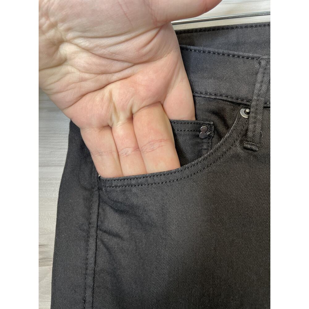 HM Jeans Womens 31 Black Skinny Low Waist Ankle‎ Zippers Stretch Denim 0137476 0 - Picture 3 of 11